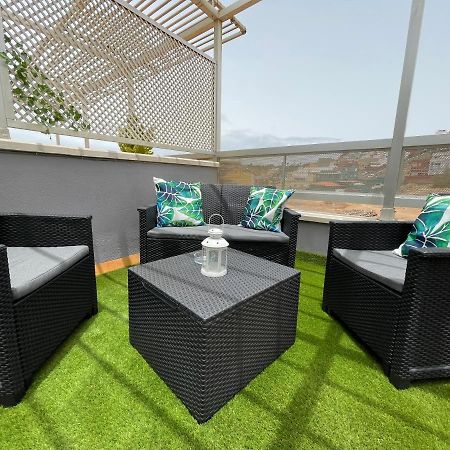 Atico "Turquesa Beach" Con Piscina, Terraza Y Barbacoa Sardina ภายนอก รูปภาพ