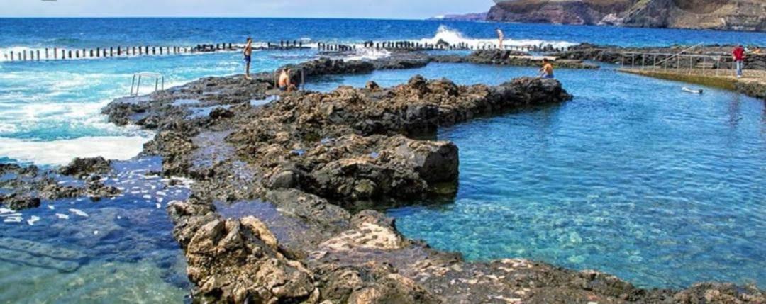 Atico "Turquesa Beach" Con Piscina, Terraza Y Barbacoa Sardina ภายนอก รูปภาพ